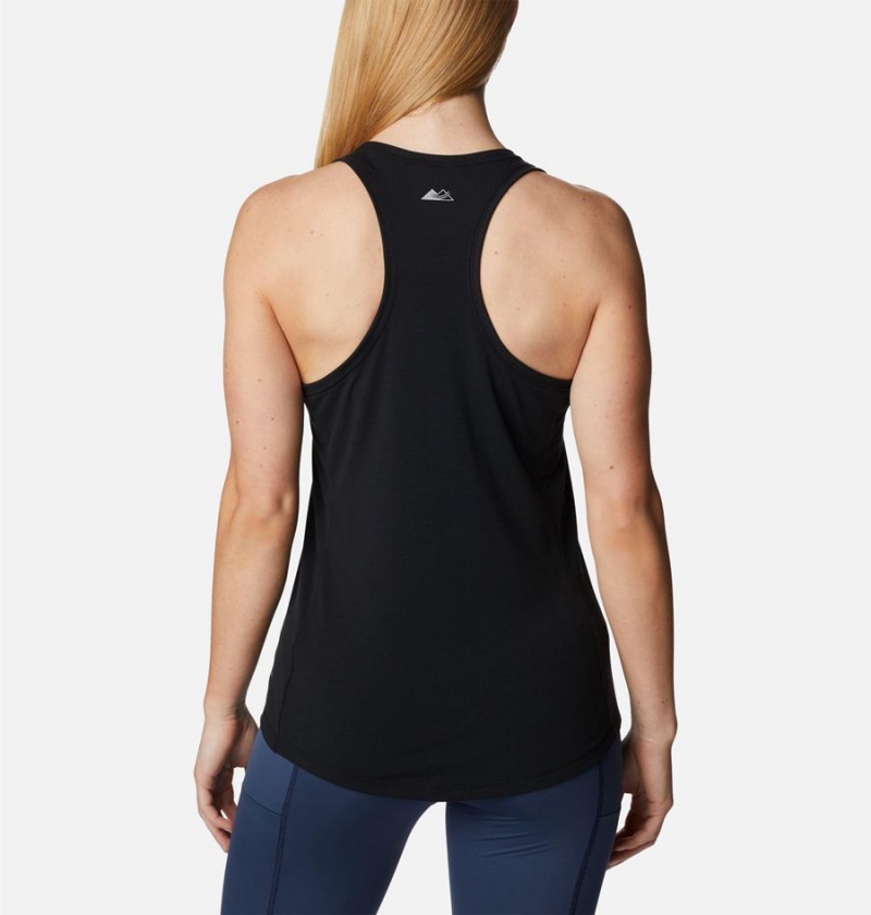 Black Women's Columbia Endless Trail Running Tank Top | YBTLM-8924