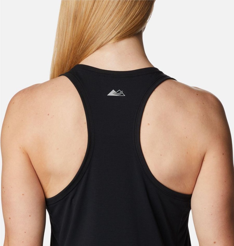 Black Women's Columbia Endless Trail Running Tank Top | YBTLM-8924