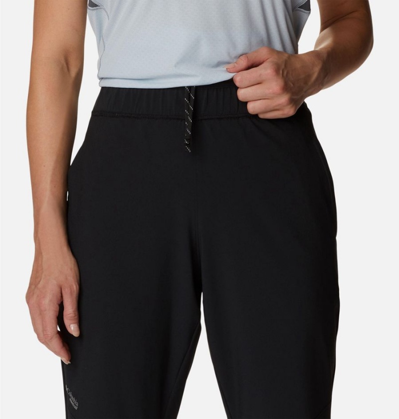 Black Women's Columbia Endless Trail Training Joggers Pants | KMHOZ-1354