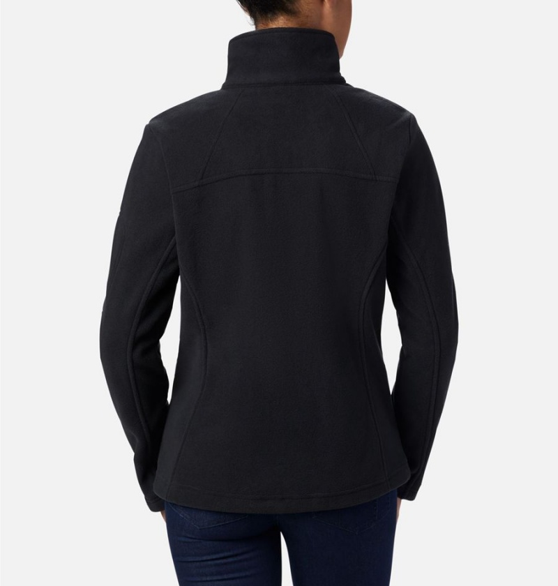 Black Women's Columbia Fast Trek II Fleece Jacket | EPTFQ-8016