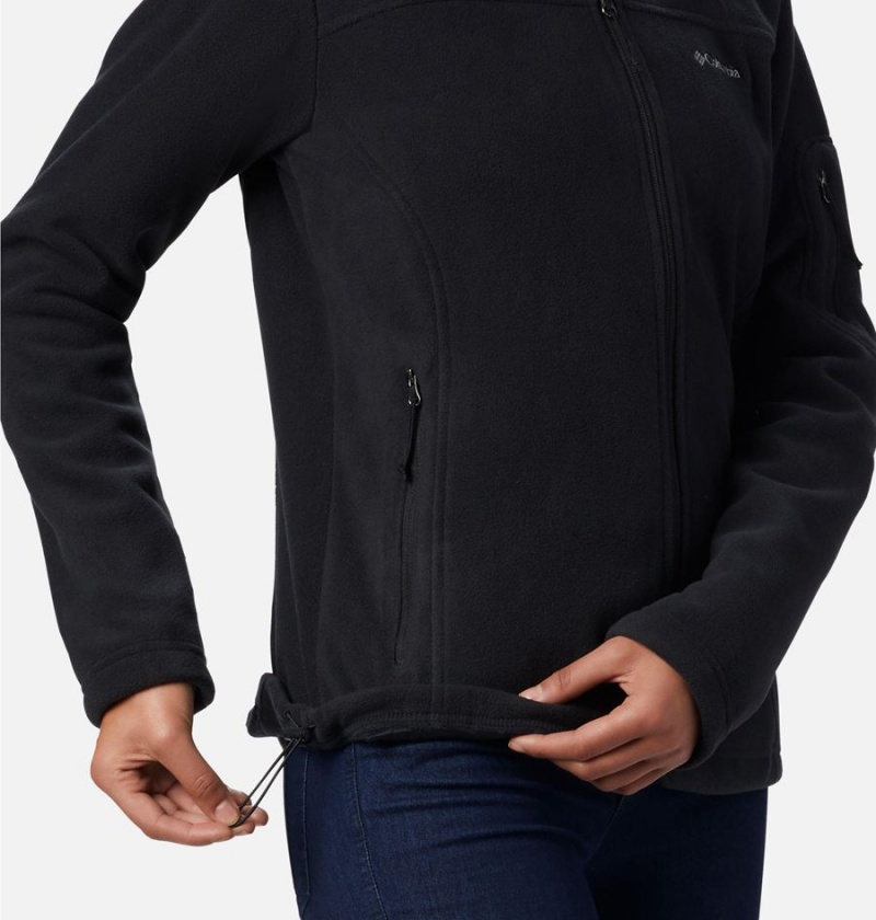 Black Women's Columbia Fast Trek II Fleece Jacket | EPTFQ-8016