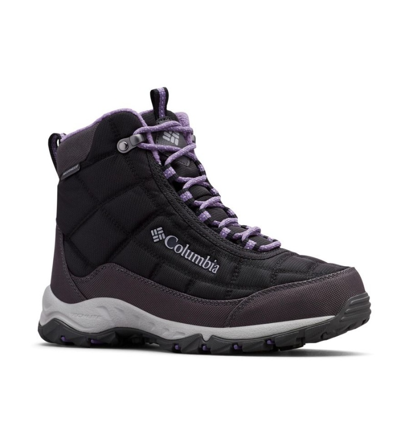 Black Women's Columbia Firecamp Boots | MSDVN-7348