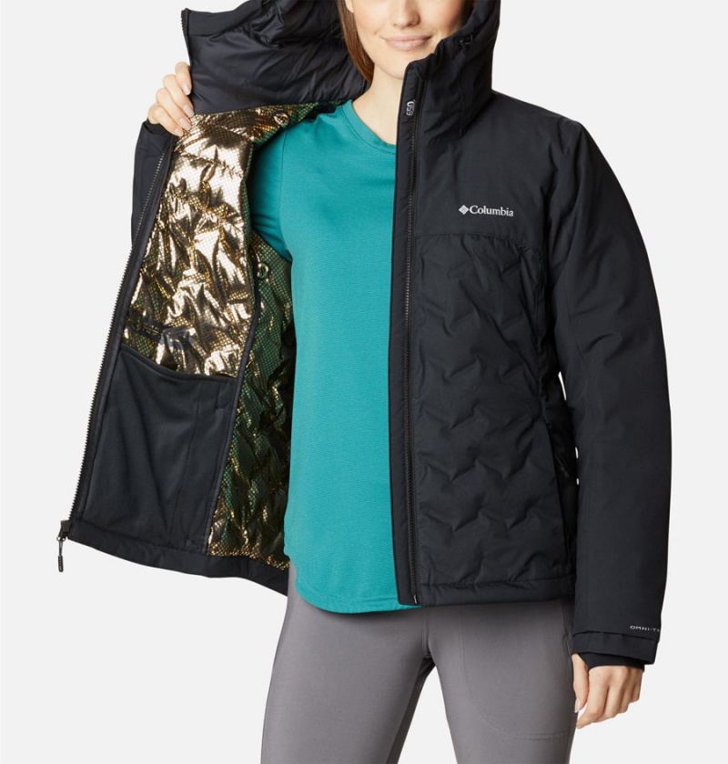 Black Women's Columbia Grand Trek II Puffer Jacket | GFDSK-8560