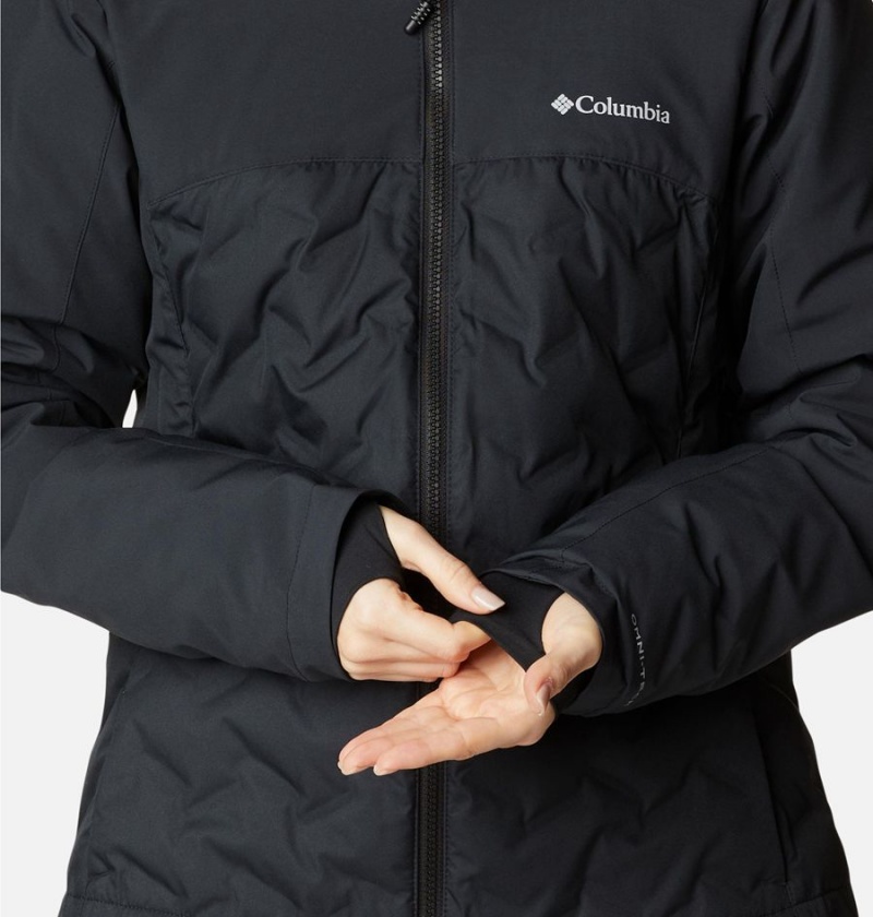 Black Women's Columbia Grand Trek II Puffer Jacket | GFDSK-8560