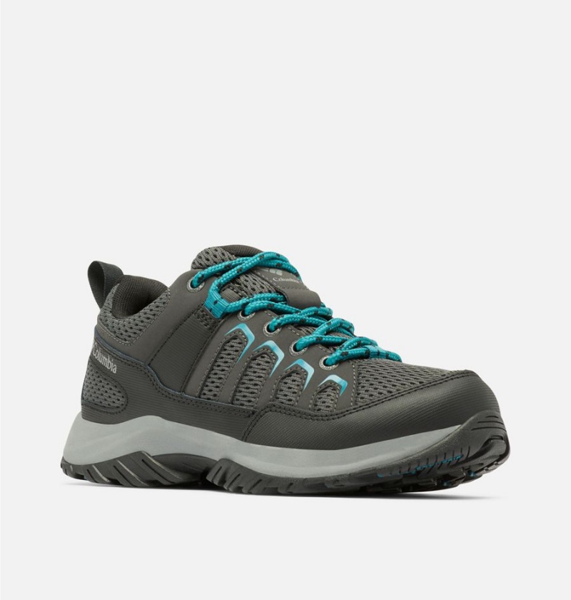 Black Women's Columbia Granite Trail Waterproof Hiking Shoes | FYJTB-4136