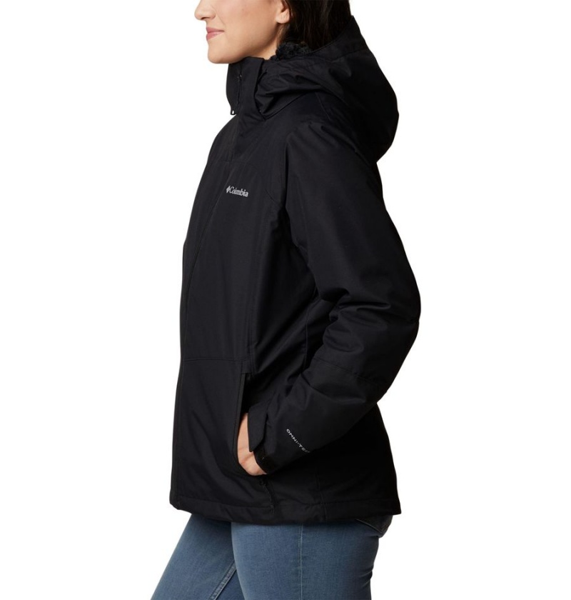 Black Women's Columbia Gulfport Interchange 3 In 1 Jackets | DKAEZ-3251