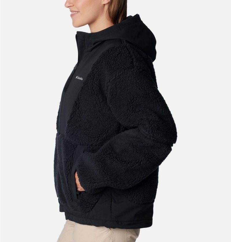 Black Women's Columbia Hakatai Full Zip Fleece Jacket | ENVAO-4630