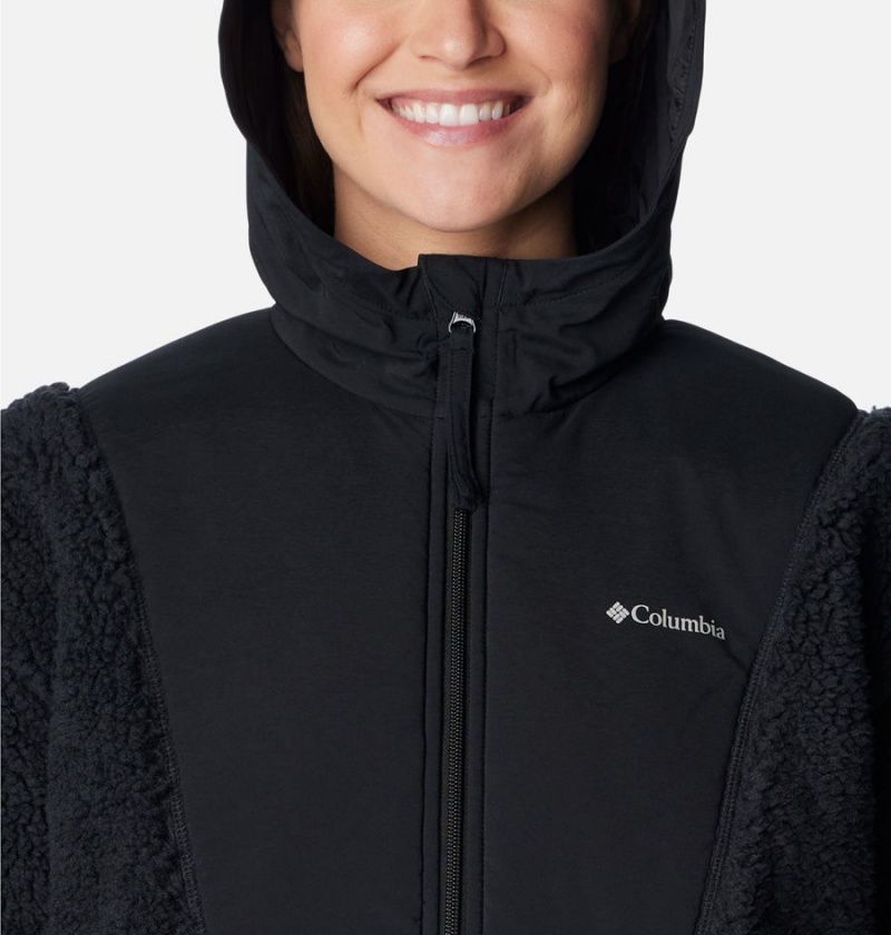 Black Women's Columbia Hakatai Full Zip Fleece Jacket | ENVAO-4630