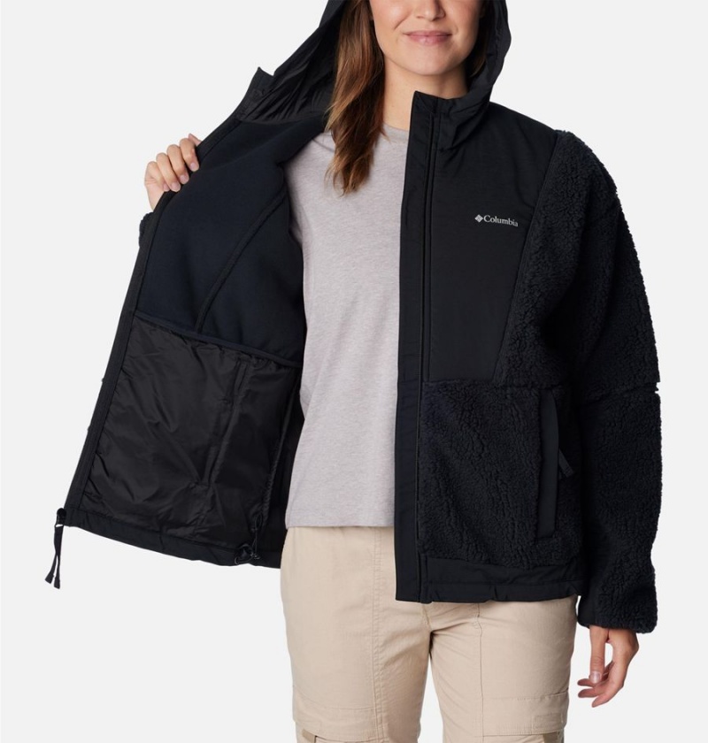 Black Women's Columbia Hakatai Full Zip Fleece Jacket | ENVAO-4630