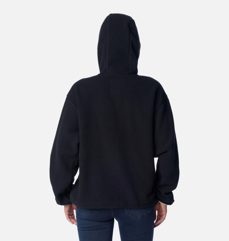 Black Women's Columbia Helvetia Hoodie Pullover | OCQML-8574