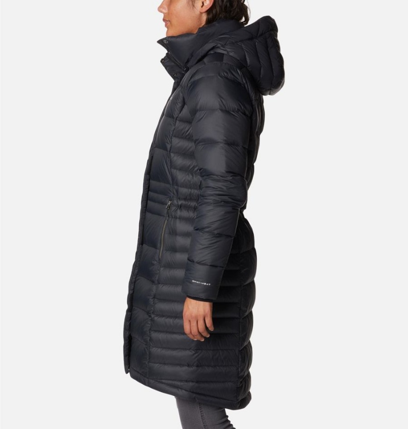 Black Women's Columbia Hexbreaker Elite Down Coats | TQJZH-9308