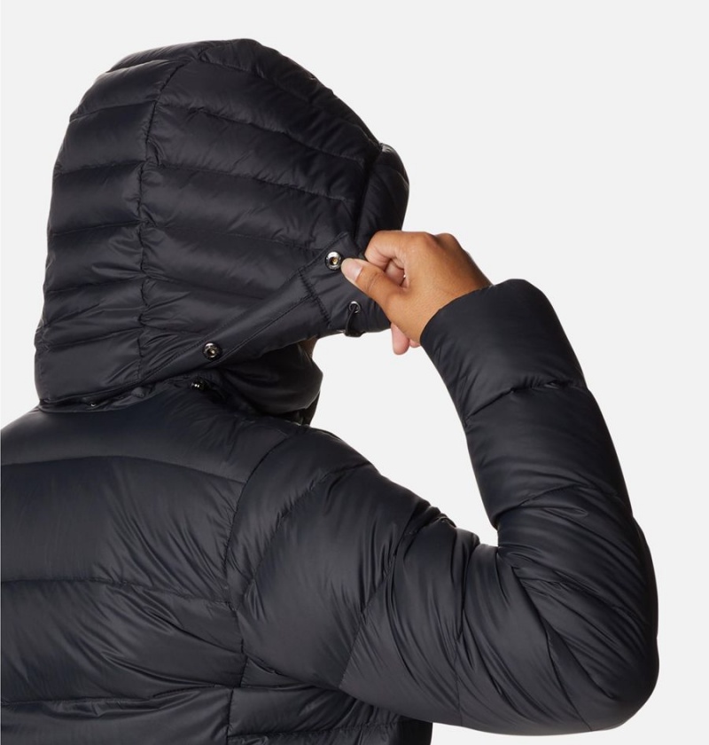 Black Women's Columbia Hexbreaker Elite Down Coats | TQJZH-9308