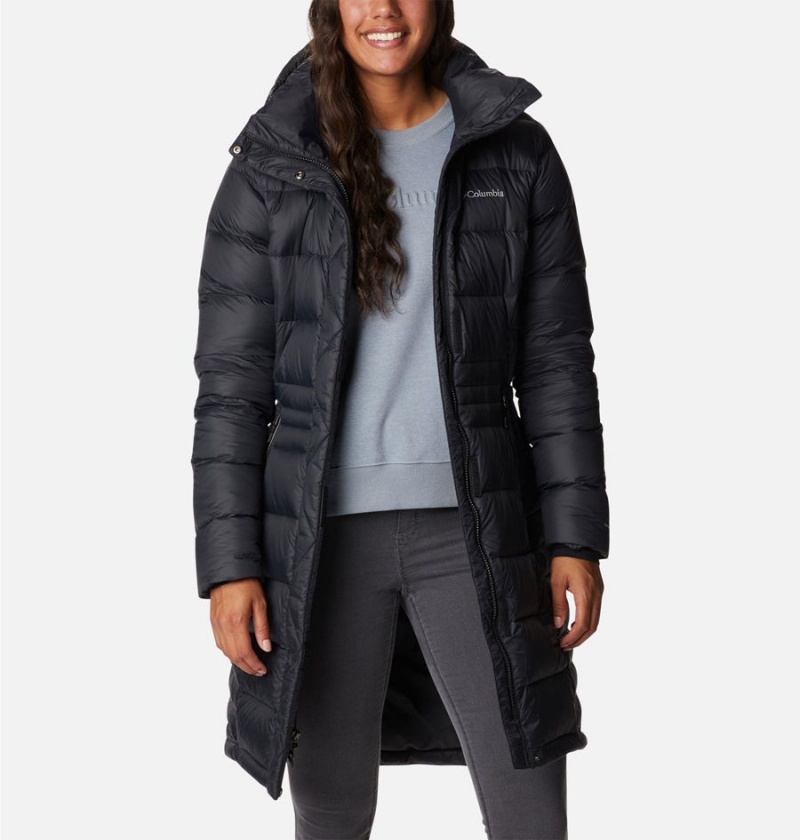 Black Women's Columbia Hexbreaker Elite Down Coats | TQJZH-9308