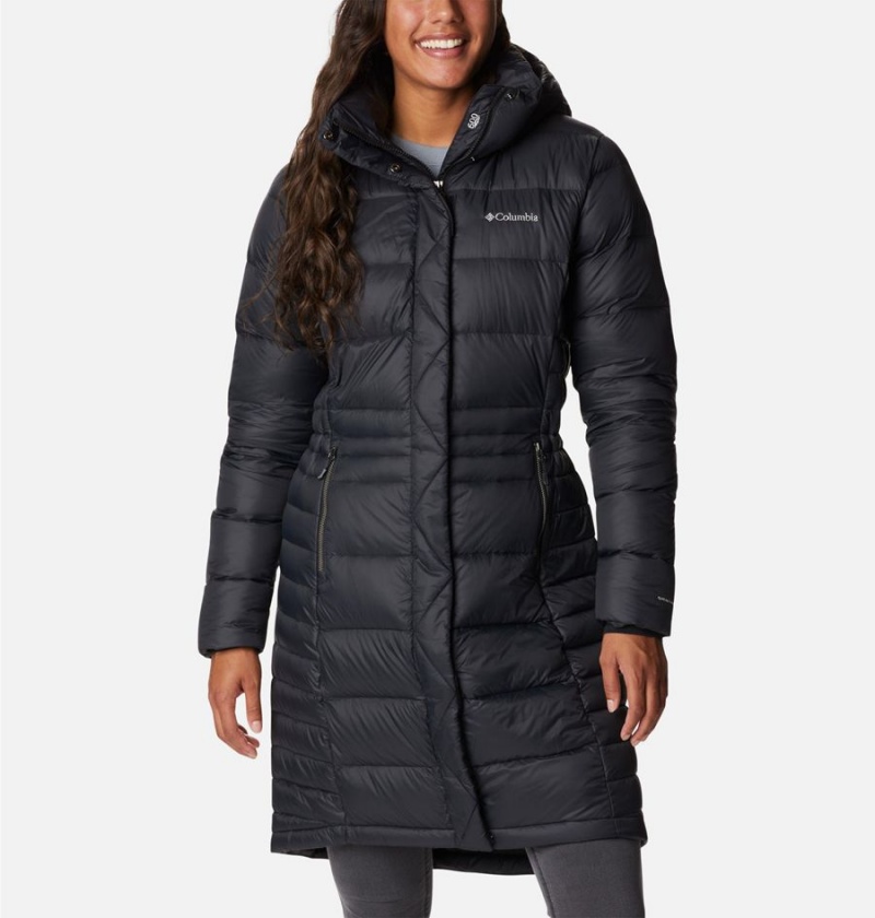 Black Women\'s Columbia Hexbreaker Elite Down Coats | TQJZH-9308