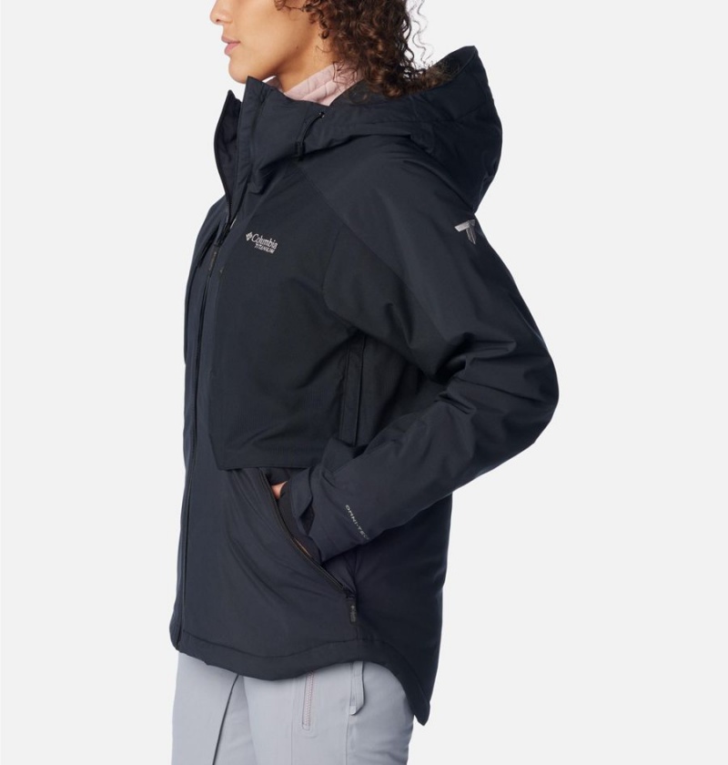 Black Women's Columbia Highland Summit Ski Jacket | EACJD-1764