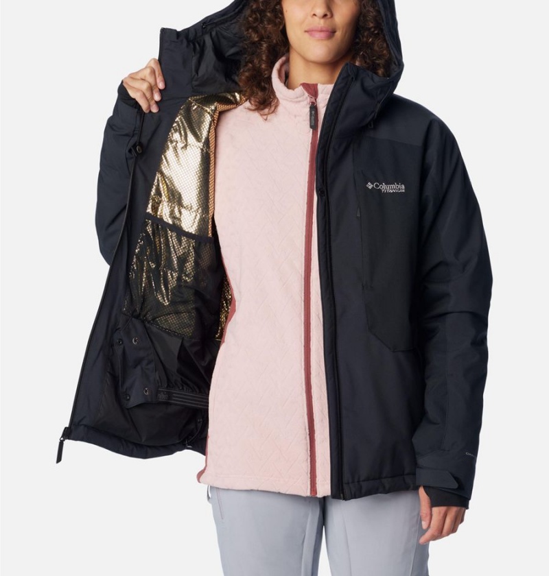 Black Women's Columbia Highland Summit Ski Jacket | EACJD-1764