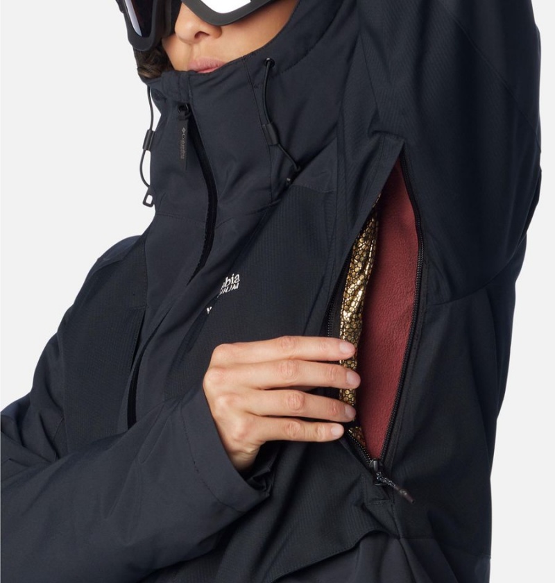 Black Women's Columbia Highland Summit Ski Jacket | EACJD-1764