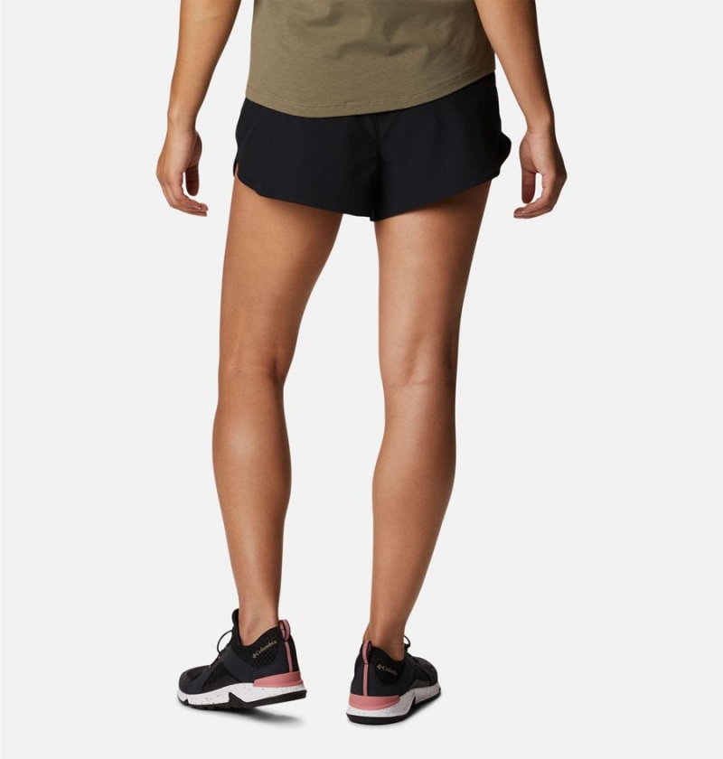 Black Women's Columbia Hike Shorts | TXPAZ-5743