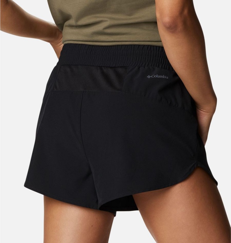 Black Women's Columbia Hike Shorts | TXPAZ-5743