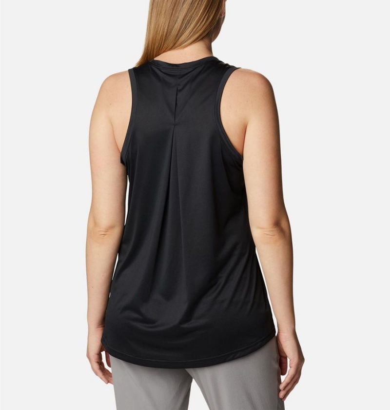 Black Women's Columbia Hike Tank Top | KLYZU-4759