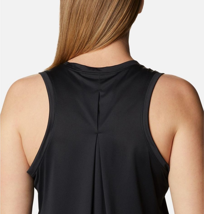 Black Women's Columbia Hike Tank Top | KLYZU-4759