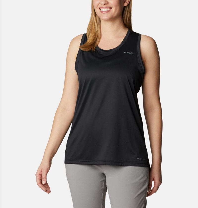 Black Women\'s Columbia Hike Tank Top | KLYZU-4759