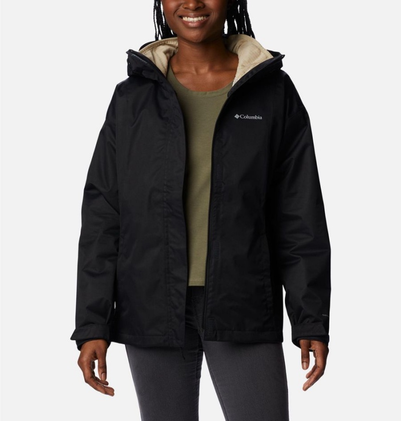 Black Women's Columbia Hikebound Interchange 3 In 1 Jackets | EOZGR-5316