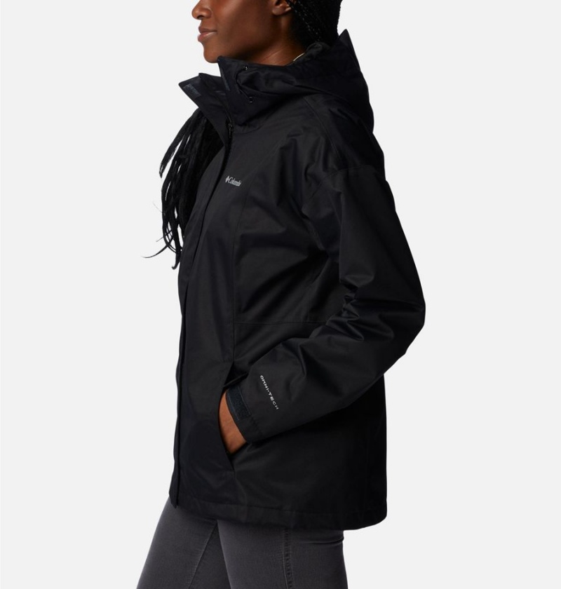 Black Women's Columbia Hikebound Interchange 3 In 1 Jackets | EOZGR-5316