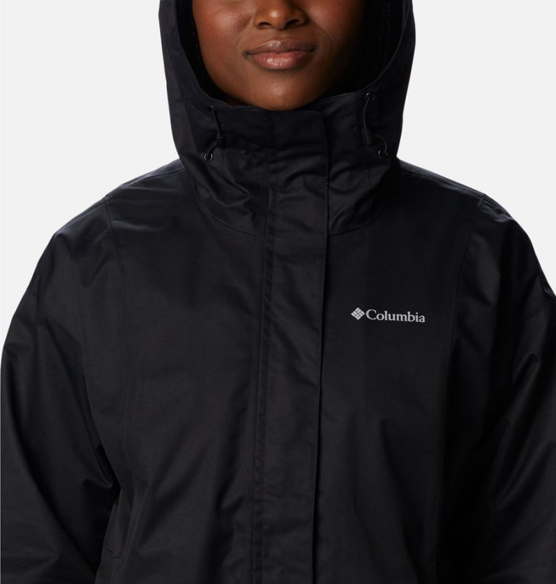 Black Women's Columbia Hikebound Interchange 3 In 1 Jackets | EOZGR-5316