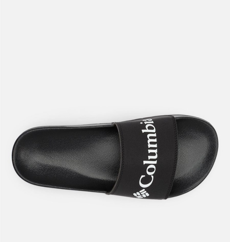 Black Women's Columbia Hood River Slide Sandals | CDEVS-3270