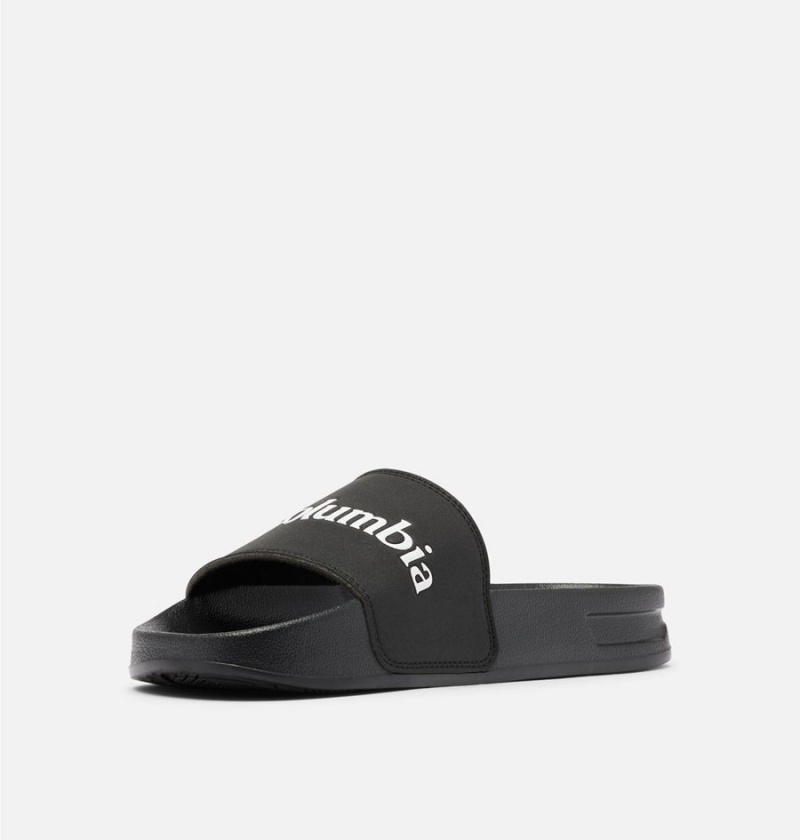 Black Women's Columbia Hood River Slide Sandals | CDEVS-3270