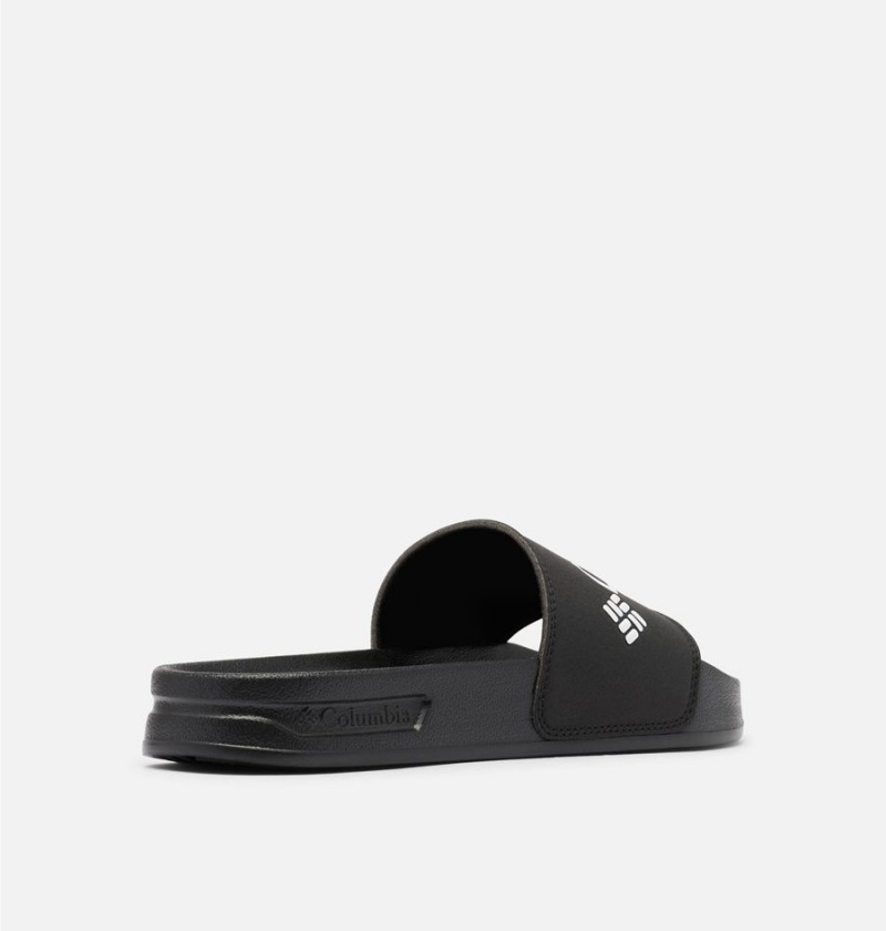 Black Women's Columbia Hood River Slide Sandals | CDEVS-3270