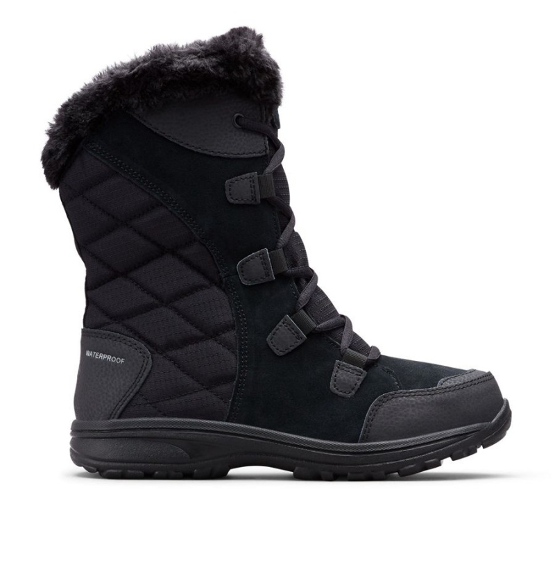 Black Women\'s Columbia Ice Maiden II Boots | YTDOK-7813