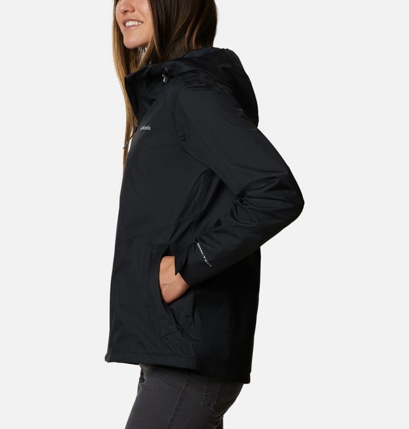 Black Women's Columbia Inner Limits II Rain Jacket | AFMDU-2371