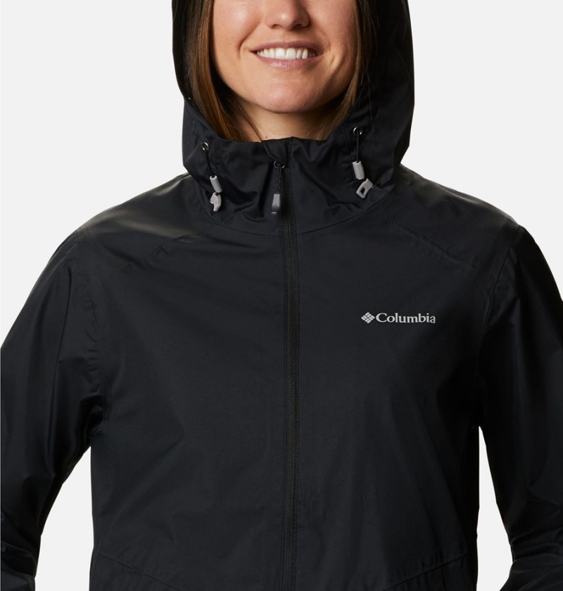 Black Women's Columbia Inner Limits II Rain Jacket | AFMDU-2371