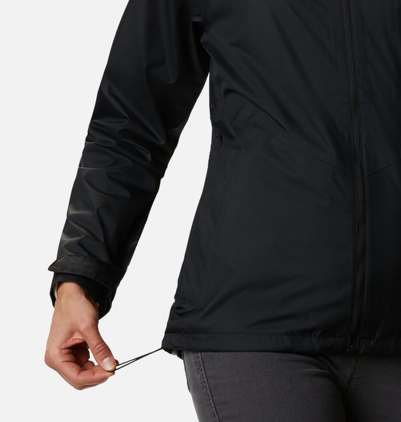 Black Women's Columbia Inner Limits II Rain Jacket | AFMDU-2371