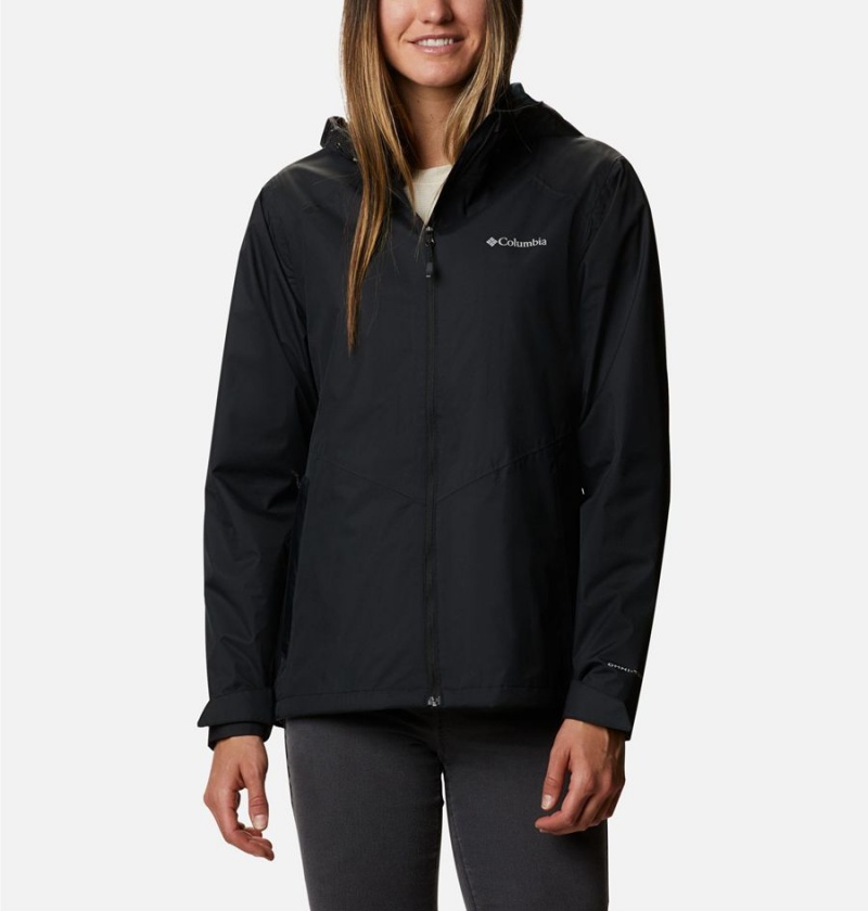 Black Women\'s Columbia Inner Limits II Rain Jacket | AFMDU-2371