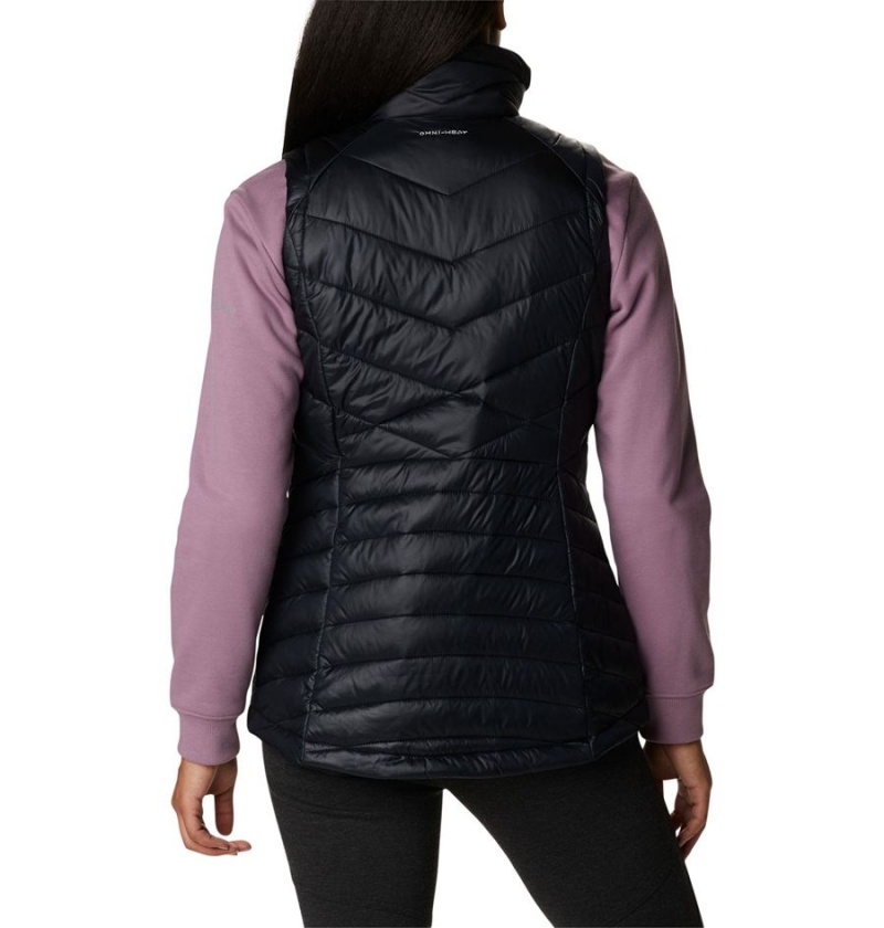 Black Women's Columbia Joy Peak Insulated Vest | AGODU-3820