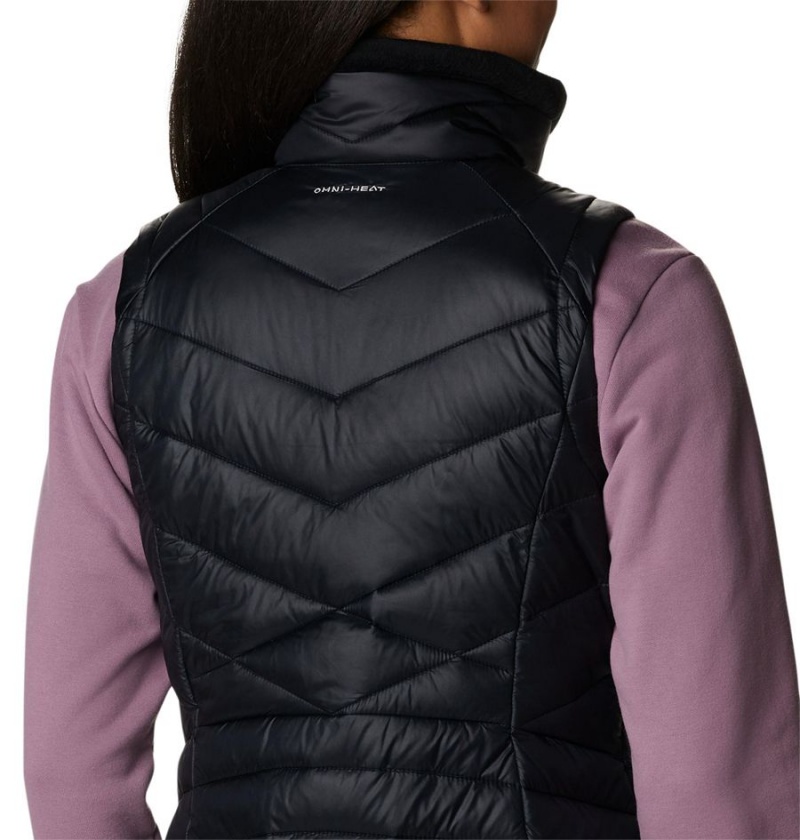 Black Women's Columbia Joy Peak Insulated Vest | AGODU-3820