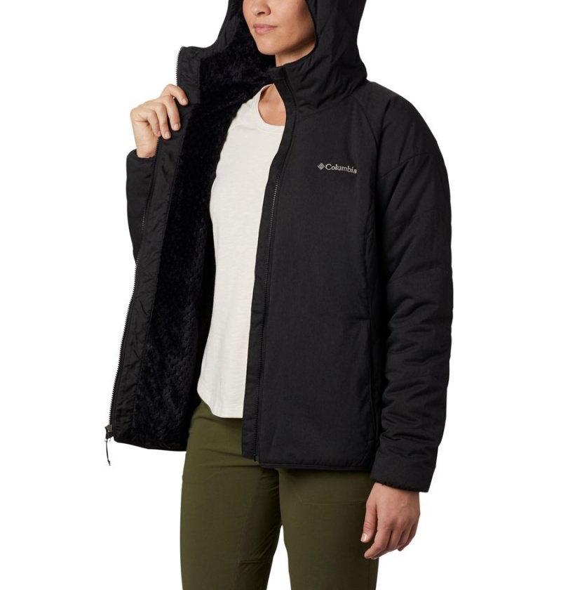 Black Women's Columbia Kruser Ridge II Plush Softshell Jackets | CTBIH-3894