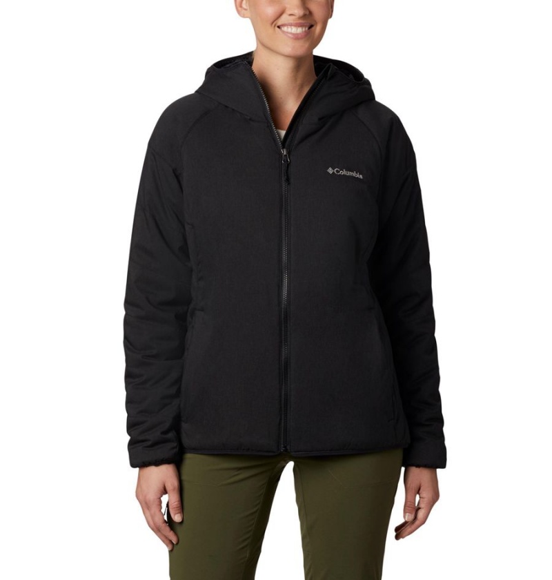 Black Women\'s Columbia Kruser Ridge II Plush Softshell Jackets | CTBIH-3894