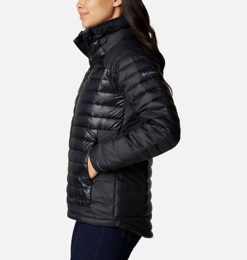 Black Women's Columbia Labyrinth Loop Insulated Puffer Jacket | CKARI-2370