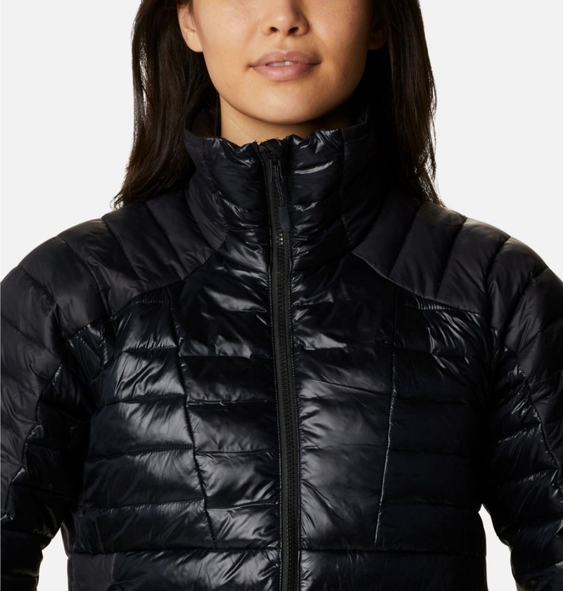 Black Women's Columbia Labyrinth Loop Insulated Puffer Jacket | CKARI-2370