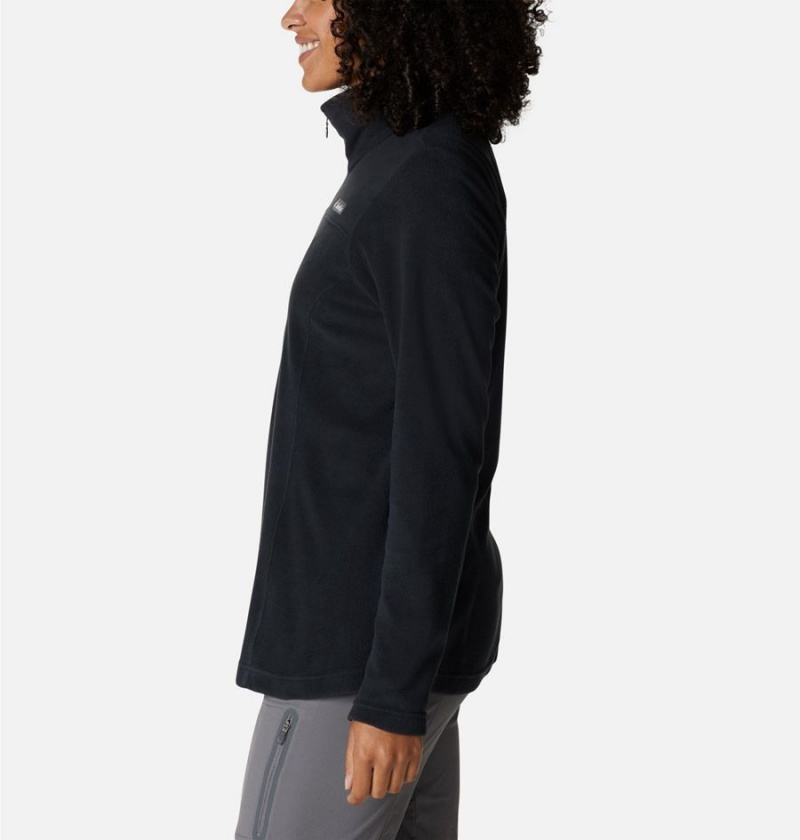 Black Women's Columbia Lake Aloha Half Zip Fleece Pullover | KJGUV-3102