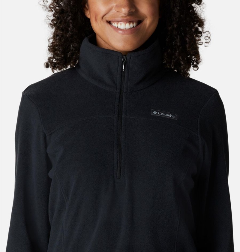 Black Women's Columbia Lake Aloha Half Zip Fleece Pullover | KJGUV-3102