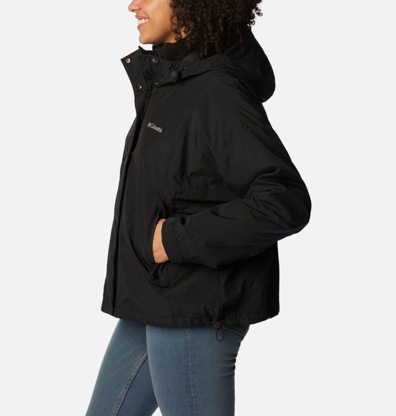 Black Women's Columbia Laurelwoods II Interchange 3 In 1 Jackets | XENQY-9682