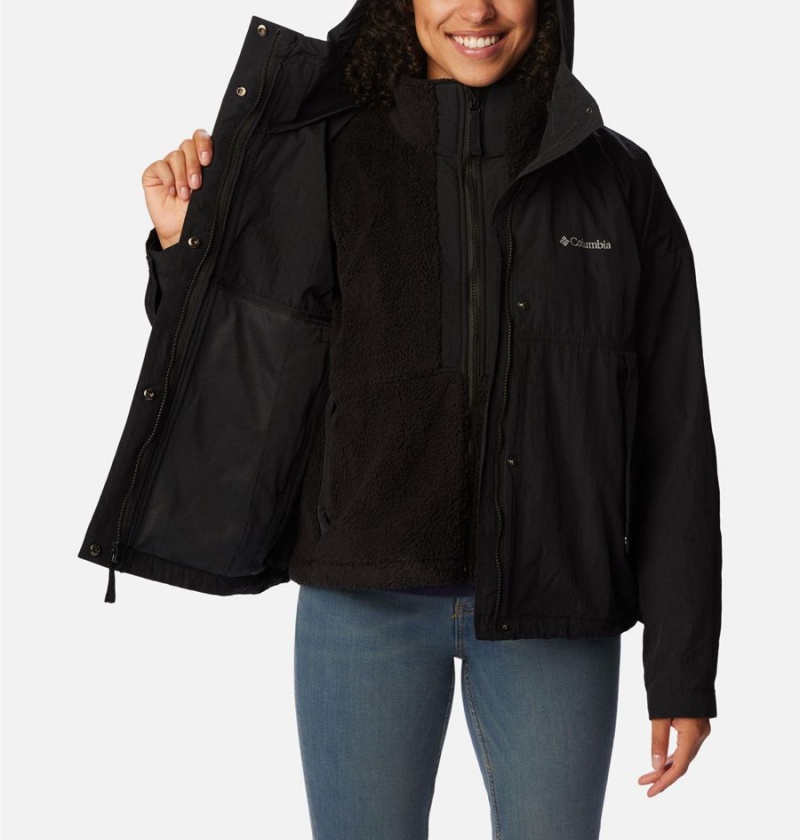 Black Women's Columbia Laurelwoods II Interchange 3 In 1 Jackets | XENQY-9682