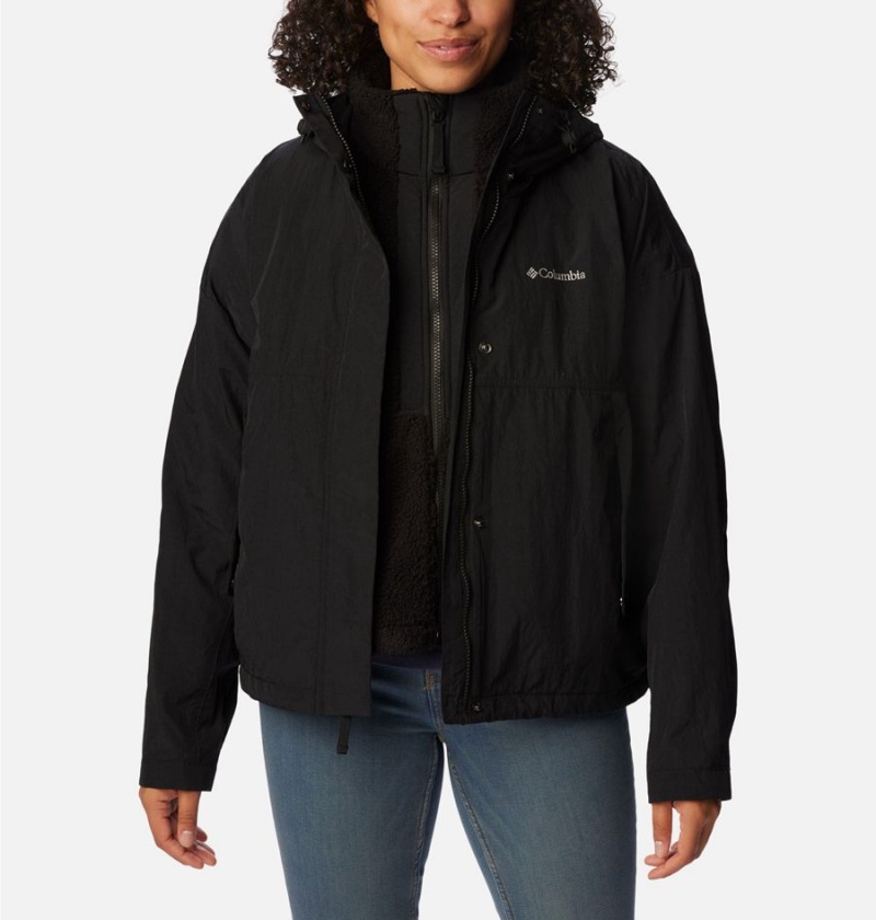 Black Women's Columbia Laurelwoods II Interchange 3 In 1 Jackets | XENQY-9682