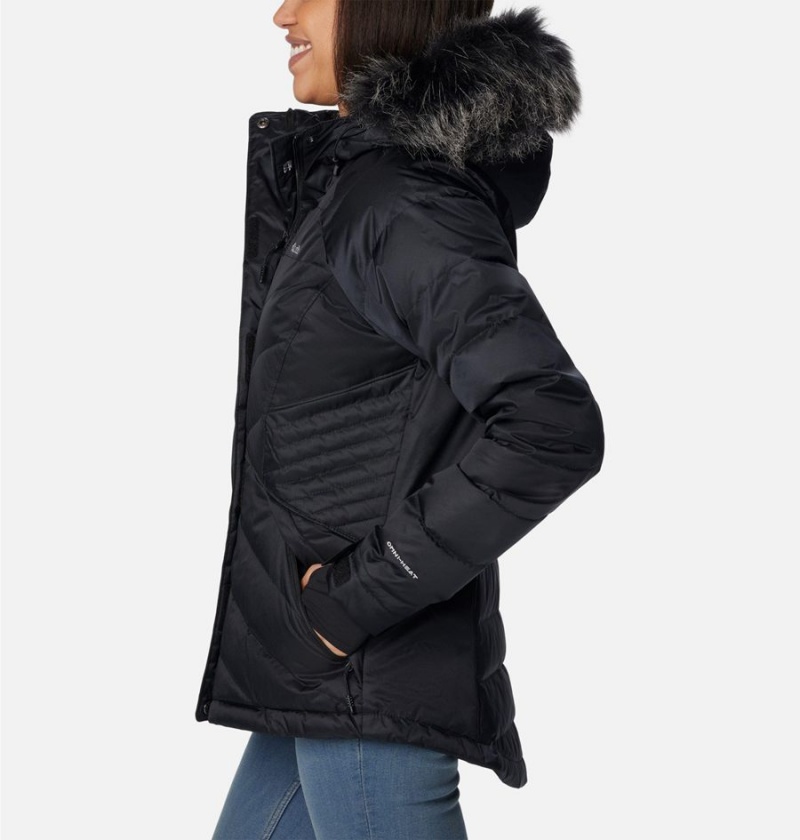 Black Women's Columbia Lay D III Puffer Jacket | AIJRE-3925