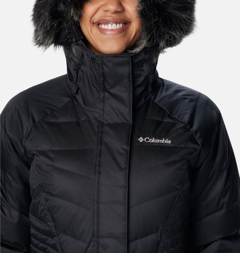 Black Women's Columbia Lay D III Puffer Jacket | AIJRE-3925